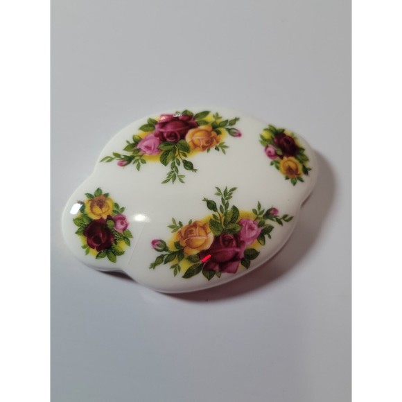 Vintage Royal Albert Old Country Roses Trinket Box-England - Picture 6 of 6